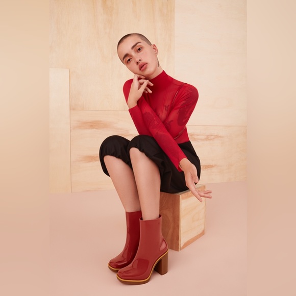 Melissa Classic Boot Red - Picture 2 of 8